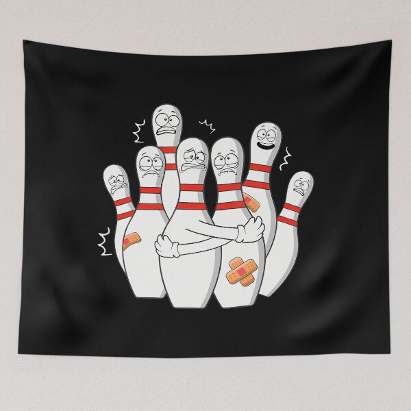 Item preview, Bowling Scared Bowling Pins Sport Bowler Bowling Lovers designed and sold by knjisapueyesq.