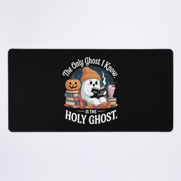 Item preview, The Only Ghost I Know is The Holy Ghost Halloween Book Lover designed and sold by Tatianamiobi.