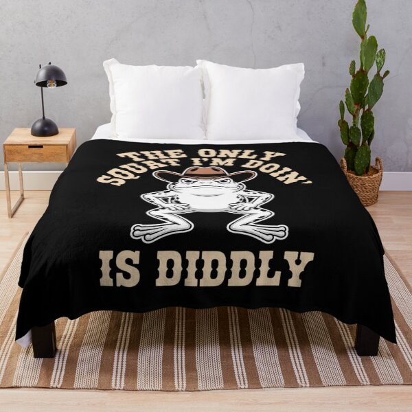 Item preview, The Only Squat I'm Doin' is Diddly Frog designed and sold by Tatianamiobi.