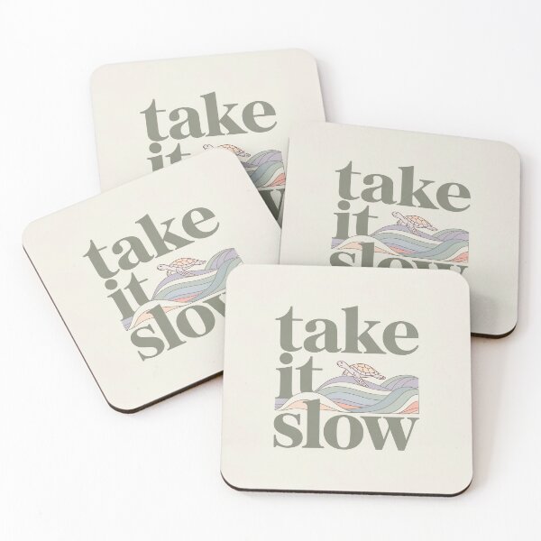 Item preview, Take It Slow | Cute Turtle Self Care Design designed and sold by Shiwwa.