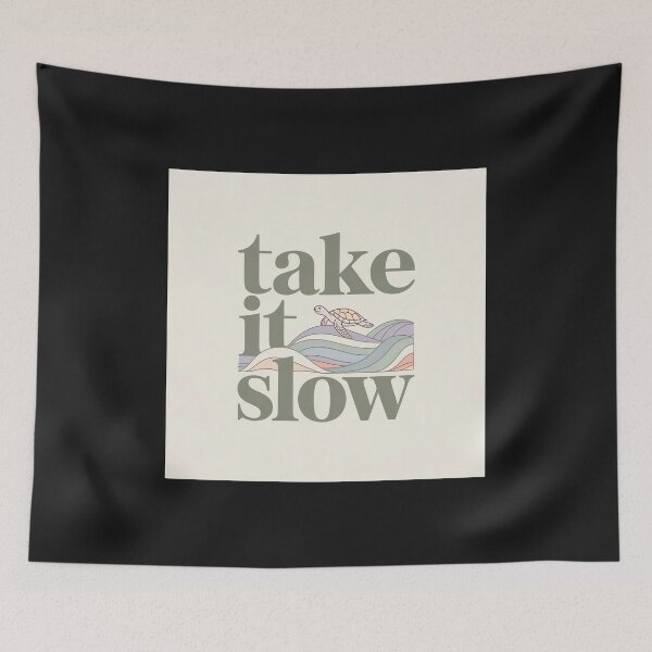 Item preview, Take It Slow | Cute Turtle Self Care Design designed and sold by Shiwwa.