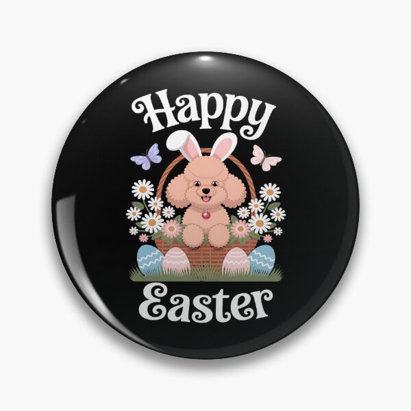Item preview, Maltipoo Dog Happy Easter Egg Hunt Bunny Ear Easter designed and sold by JonathalIngham.