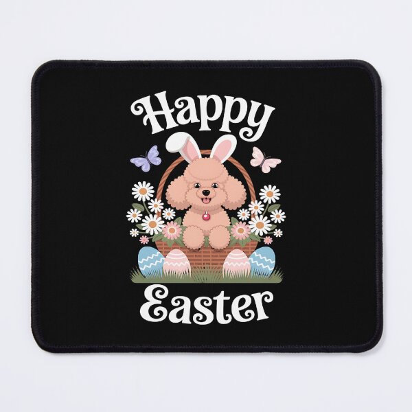 Item preview, Maltipoo Dog Happy Easter Egg Hunt Bunny Ear Easter designed and sold by JonathalIngham.