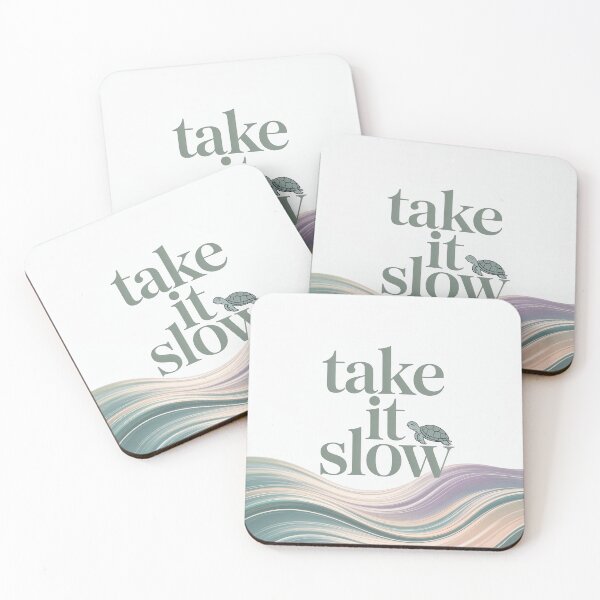 Item preview, Take It Slow | Cute Turtle Self Care Design designed and sold by Shiwwa.