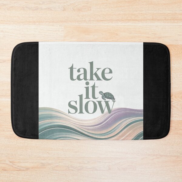Item preview, Take It Slow | Cute Turtle Self Care Design designed and sold by Shiwwa.