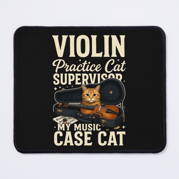 Item preview, Cat In Violin Case | Music Practice Cat | Violinist Lifestyle Tee designed and sold by GeniePixel.
