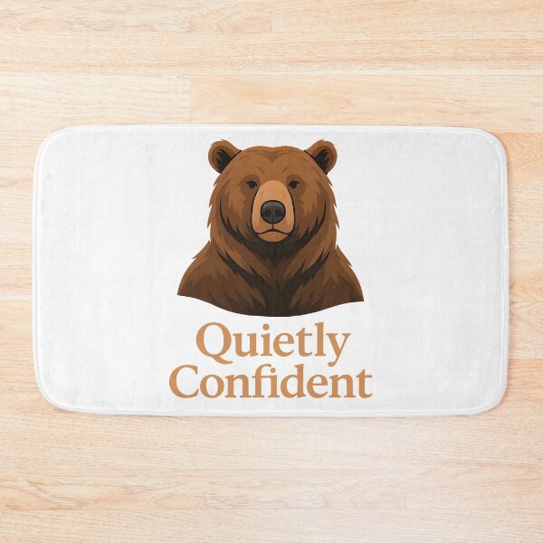 Item preview, Quietly Confident Stoic Grizzly Bear Wilderness Nature designed and sold by ZuToMi.