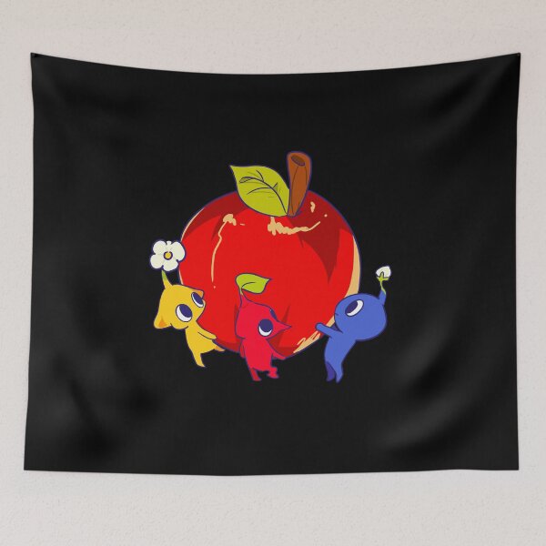 Item preview, Cute Tiny Sprout Friends Lifting an Apple – Teamwork Kawaii Art designed and sold by AsiaStokes.