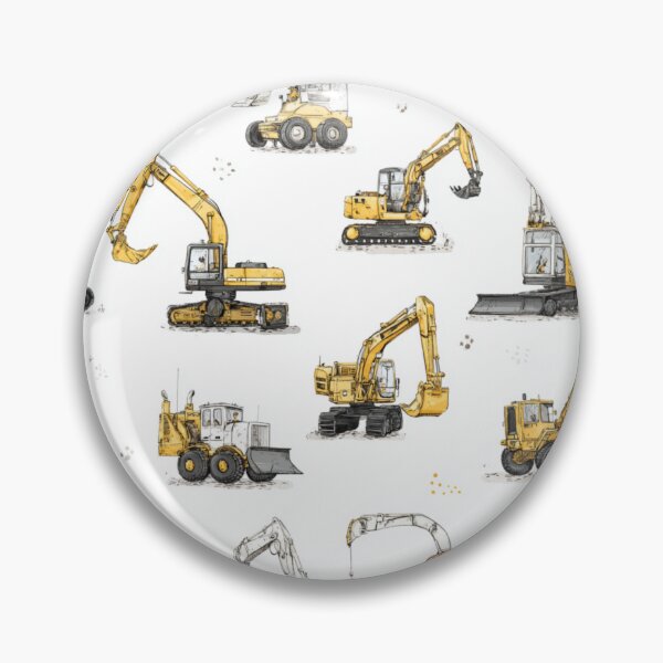 Item preview, Excavator pattern for boys  designed and sold by SmileshareShop.