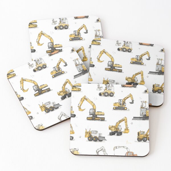 Item preview, Excavator pattern for boys  designed and sold by SmileshareShop.