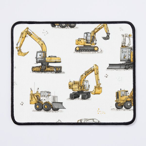 Item preview, Excavator pattern for boys designed and sold by SmileshareShop.