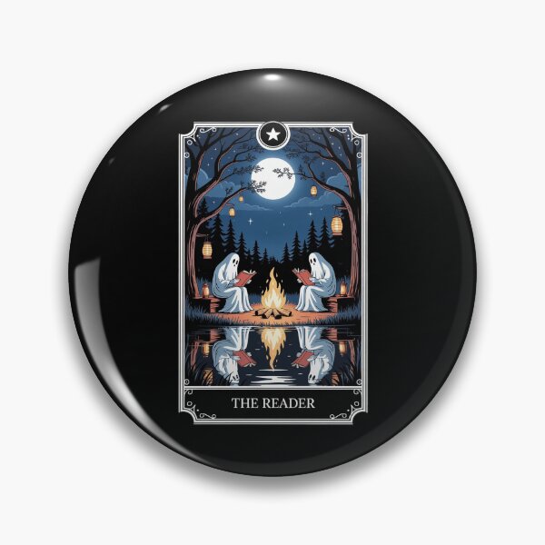 Item preview, The Reader Tarot Two Ghosts Reading Halloween designed and sold by Tatianamiobi.