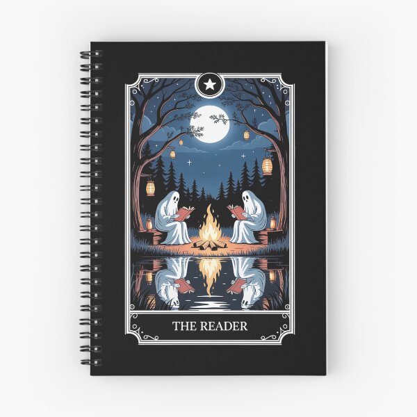 Item preview, The Reader Tarot Two Ghosts Reading Halloween designed and sold by Tatianamiobi.