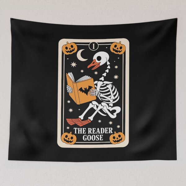 Item preview, The Reader Goose Tarot Skeleton designed and sold by Tatianamiobi.