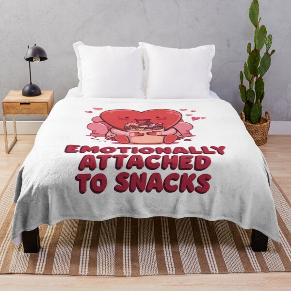 Item preview, Emotionally Attached to Snacks – Funny Valentine Design designed and sold by VandJStore.