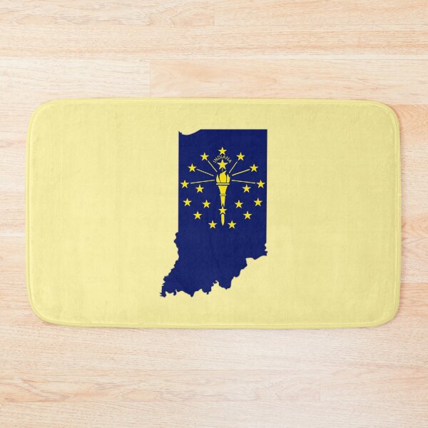 Item preview, Indiana State Flag Silhouette - Pride of the Hoosiers designed and sold by mashmosh.