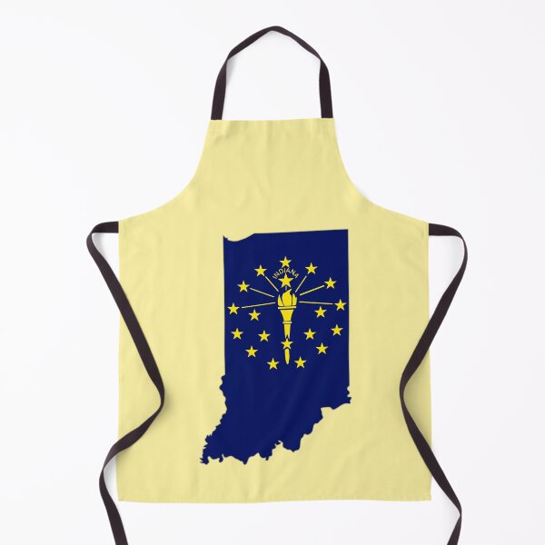 Item preview, Indiana State Flag Silhouette - Pride of the Hoosiers designed and sold by mashmosh.