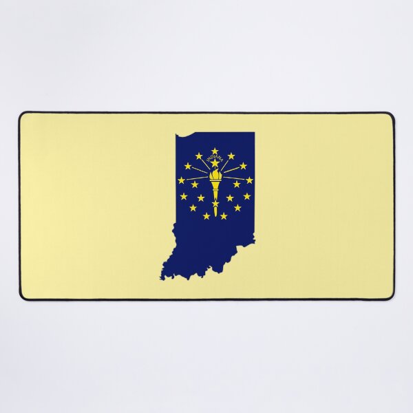 Item preview, Indiana State Flag Silhouette - Pride of the Hoosiers designed and sold by mashmosh.