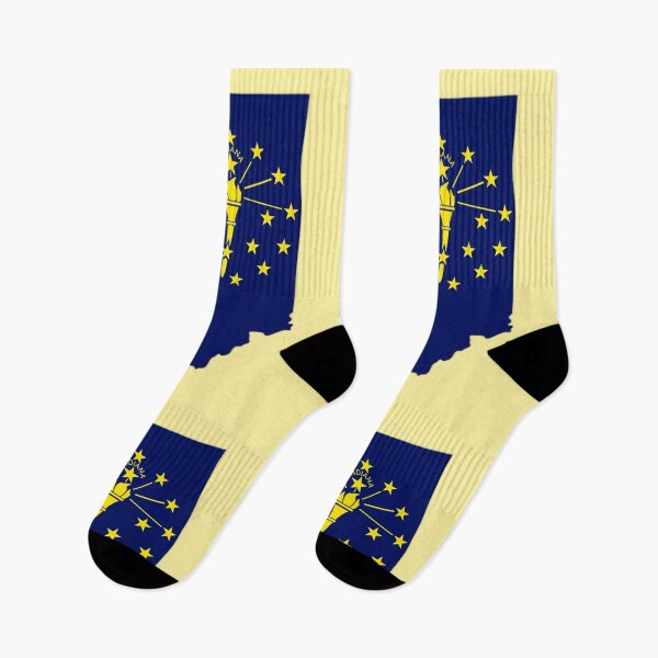 Item preview, Indiana State Flag Silhouette - Pride of the Hoosiers designed and sold by mashmosh.