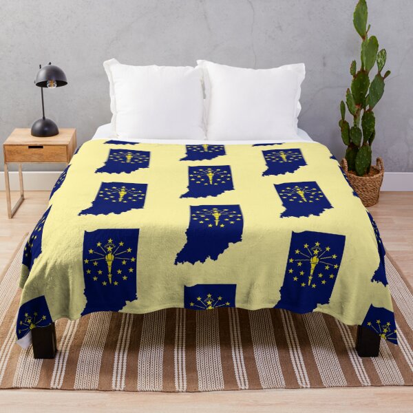 Item preview, Indiana State Flag Silhouette - Pride of the Hoosiers designed and sold by mashmosh.