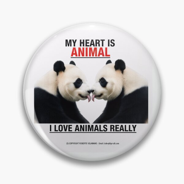 Item preview, PANDA BEARS KISS 8K 1 designed and sold by ANIMALS IN LOVE - T- SHIRTS - Zoomagic Puzzle.