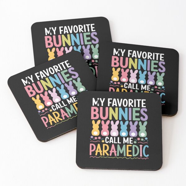 Item preview, My Favorite Bunnies Call Me Paramedic Happy Easter designed and sold by JonathalIngham.