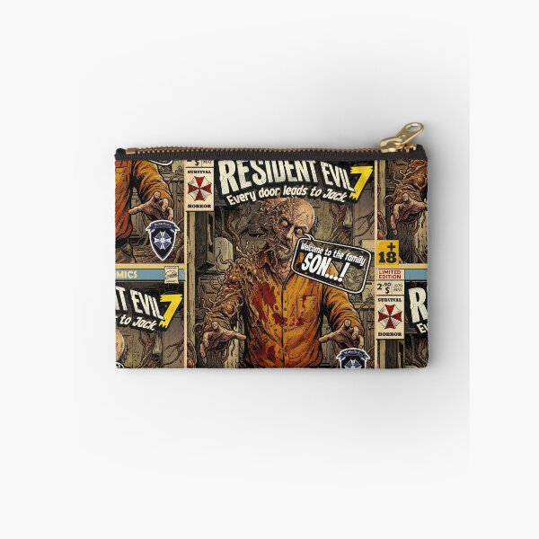 Item preview, Resident Evil 7 Jack Baker Comic Book Cover Retro Gaming Art designed and sold by Back2Collage.