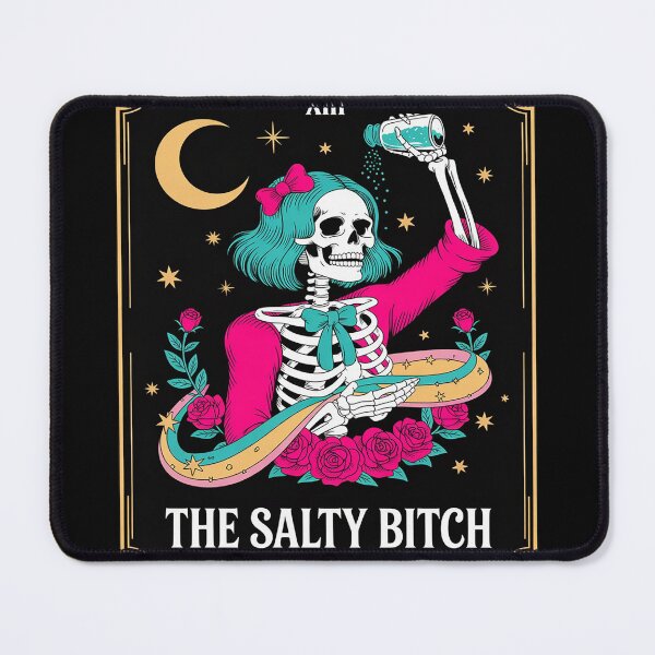Item preview, The Salty Bitch Tarot Card Skeleton designed and sold by Tatianamiobi.