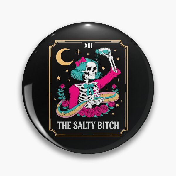 Item preview, The Salty Bitch Tarot Card Skeleton designed and sold by Tatianamiobi.