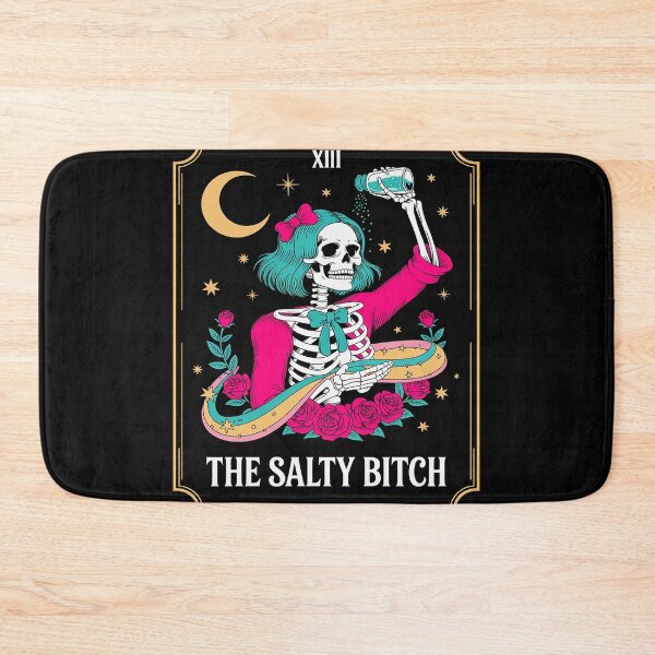 Item preview, The Salty Bitch Tarot Card Skeleton designed and sold by Tatianamiobi.