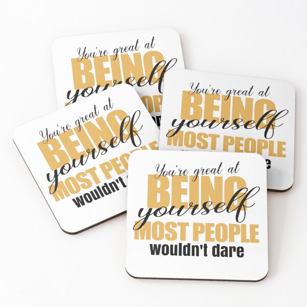 Item preview, Funny Sarcastic Quote - You're Great At Being Yourself T-Shirt designed and sold by Mr Lee.