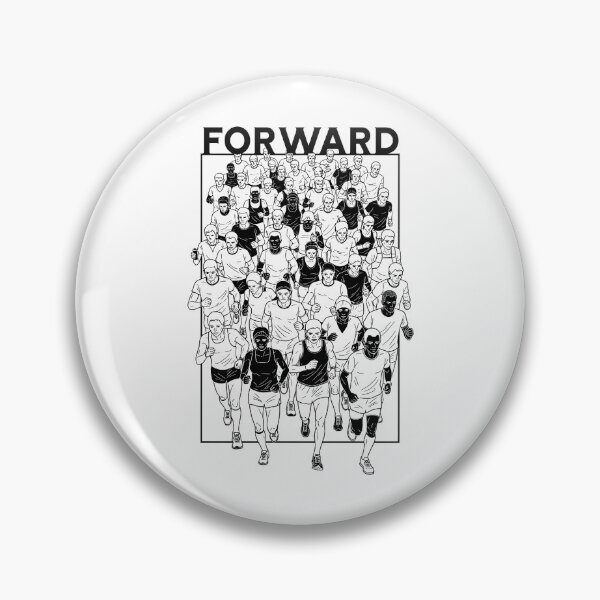 Item preview, Marathon Runner Forward Run Marathons Funny Running Crowd designed and sold by GrandeDuc.