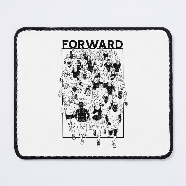 Item preview, Marathon Runner Forward Run Marathons Funny Running Crowd designed and sold by GrandeDuc.