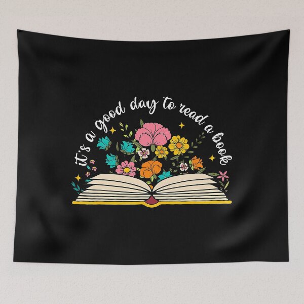 Item preview, It’s A Good Day To Read A Book – Floral Librarian designed and sold by jujesizyj27.