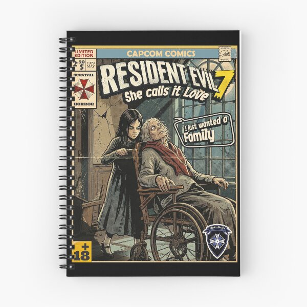 Item preview, Resident Evil 7 Eveline Comic Book Cover Retro Gaming Art designed and sold by Back2Collage.