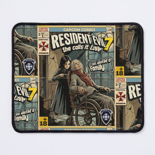 Item preview, Resident Evil 7 Eveline Comic Book Cover Retro Gaming Art designed and sold by Back2Collage.
