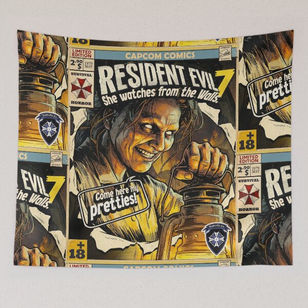 Item preview, Resident Evil 7 Marguerite Baker Comic Book Cover Retro Gaming Art  designed and sold by Back2Collage.