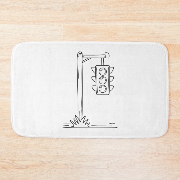Item preview, A traffic light hanging near a signpost designed and sold by rasagamastore.