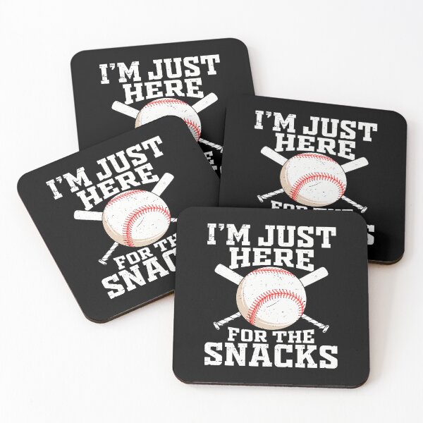 Item preview, Funny Baseball Im Just Here For The Snacks Baseball Sister designed and sold by donadonvgran.
