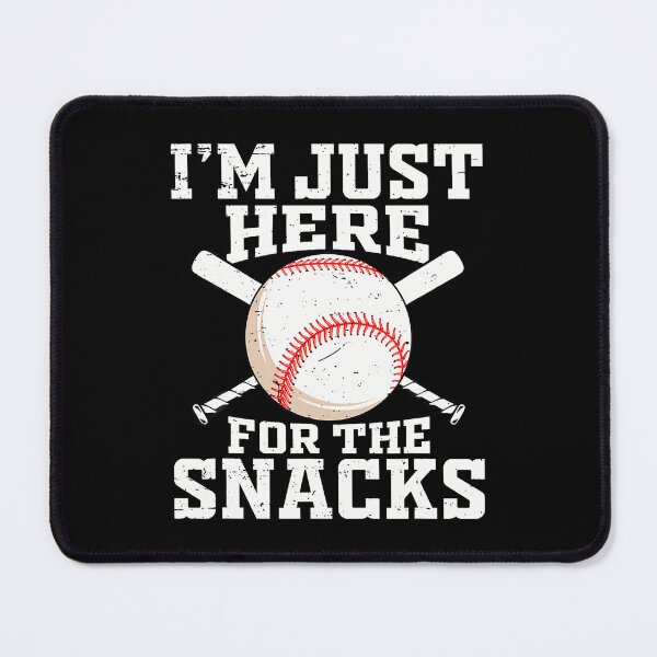 Item preview, Funny Baseball Im Just Here For The Snacks Baseball Sister designed and sold by donadonvgran.