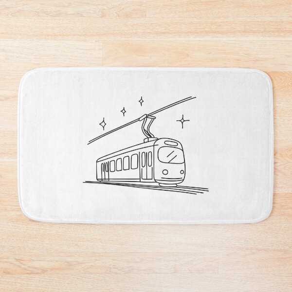 Item preview, A tram under an electric wire designed and sold by rasagamastore.