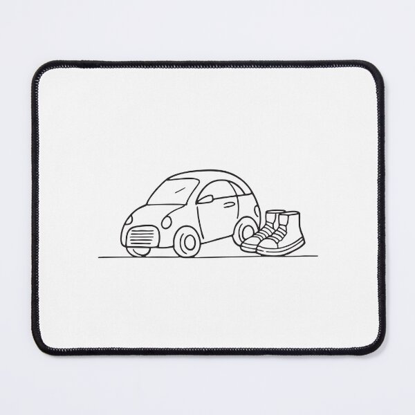 Item preview, A small toy car lying beside a pair of shoes on the floor designed and sold by rasagamastore.