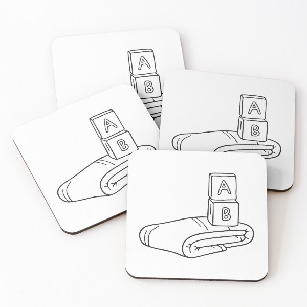Item preview, A stacked toy blocks beside a blanket designed and sold by rasagamastore.