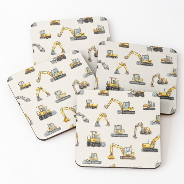 Item preview, Excavator pattern for boys  designed and sold by SmileshareShop.