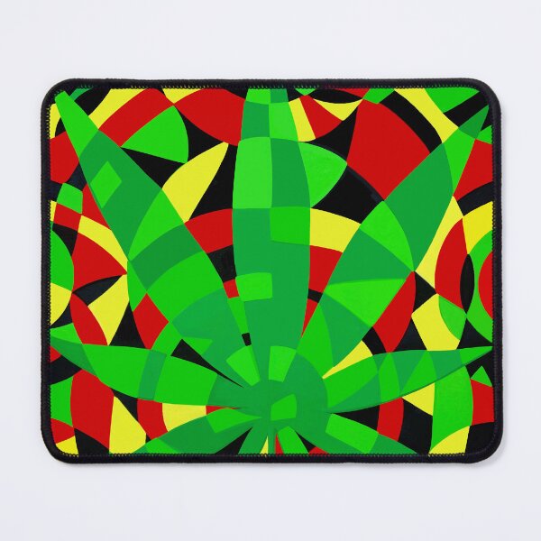 Item preview, Rasta Vibe Hemp Print Reggae Colors designed and sold by shantilovesart.