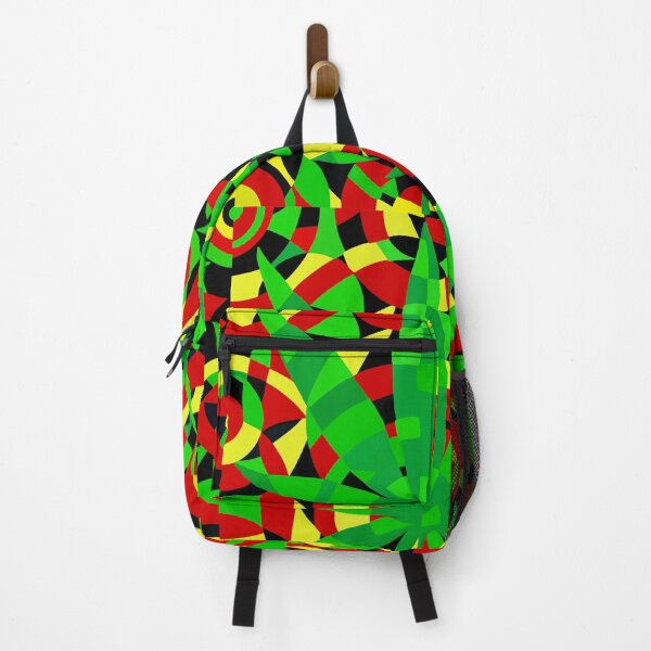 Item preview, Rasta Vibe Hemp Print Reggae Colors designed and sold by shantilovesart.
