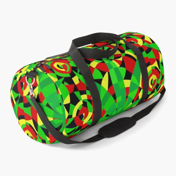 Item preview, Rasta Vibe Hemp Print Reggae Colors  designed and sold by shantilovesart.