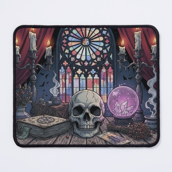 Item preview, Gothic still life with esoteric symbols designed and sold by Mauswohn.