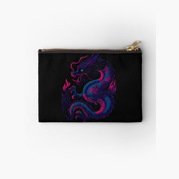Item preview, cyberpunk dragon, like it just slithered out of a Tokyo alley in 2099. designed and sold by GNRWorks.