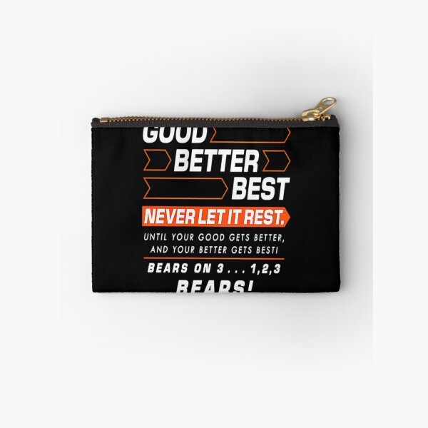 Item preview, Good Better Best, Chicago Pro Football Mantra, Ben Johnson, Inspirational Coach, Motivational Locker Room designed and sold by NameLangos.